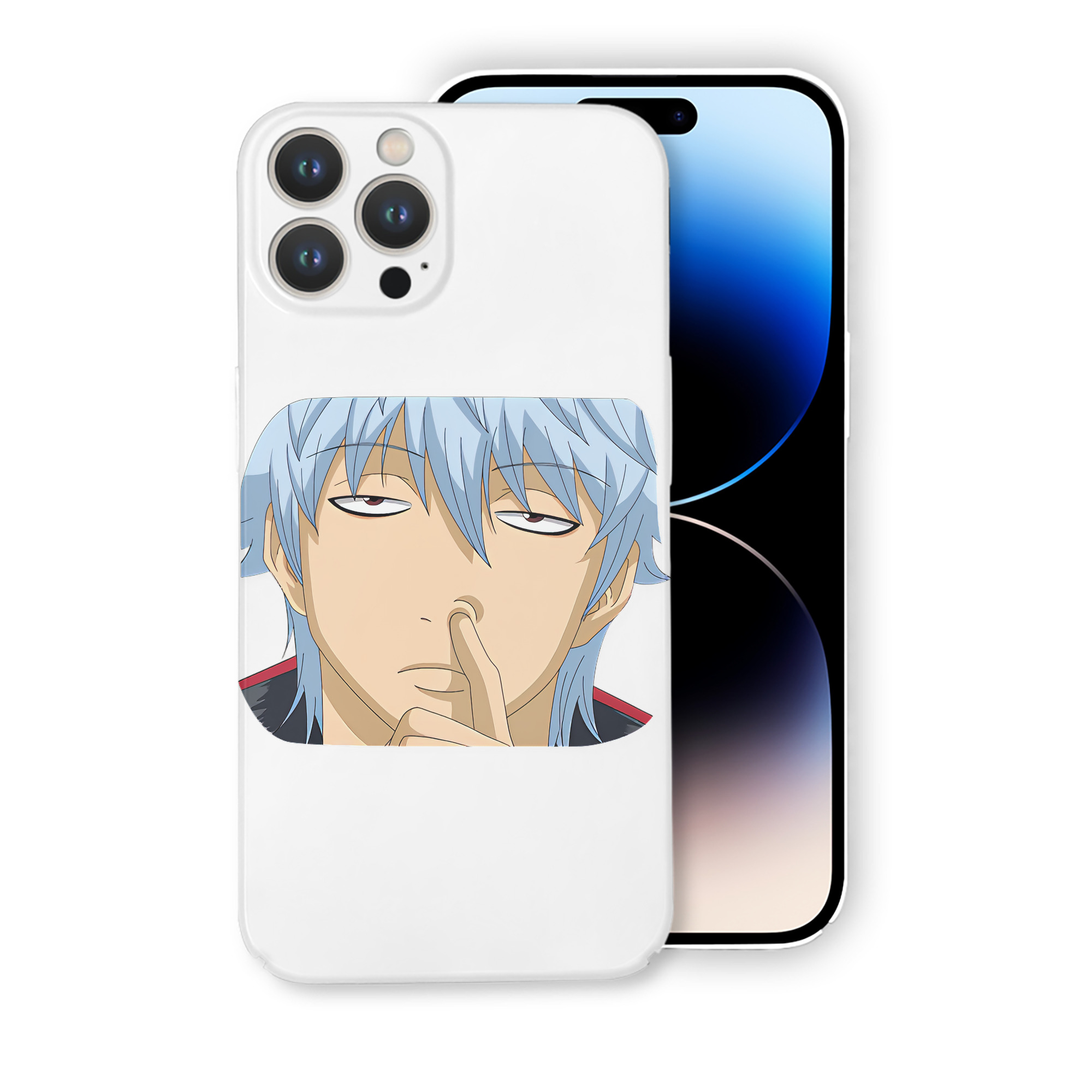 （画像用） ぎんたま 坂田銀時（さかたぎんとき） 神楽 志村新八（しむら しんぱち） GINTAMA Sakata Gintoki Kagura Shimura Shinpachi 【iPhone 14シリーズ対応】ハードケース
